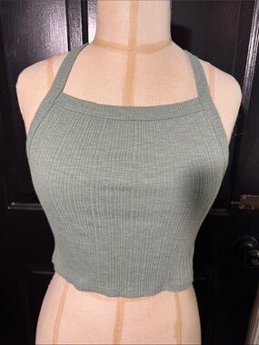 Set of 2 American Eagle Outfitters Ribbed Halter Crop Top